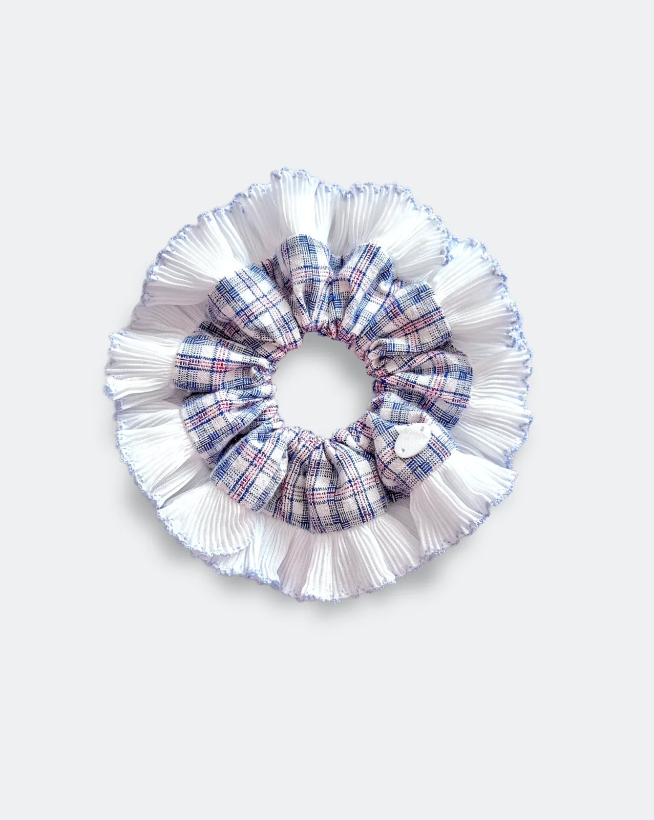 Single-Layer Scalloped Lace Scrunchie